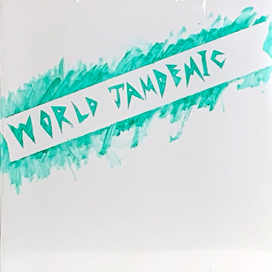 World Jamdemic (vinyl record) - Hand painted cover by Justin James Bridges 5/25