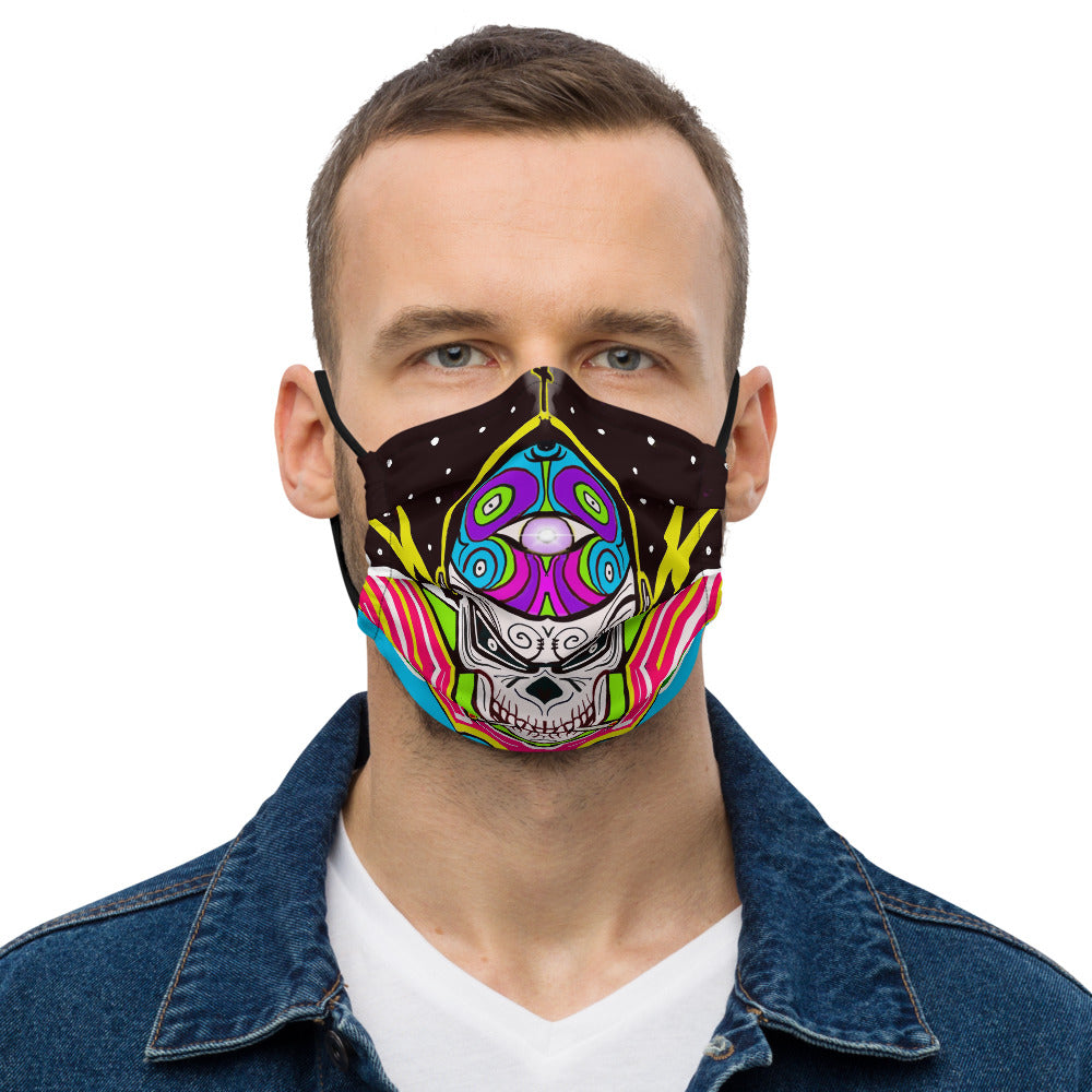 Sound Med "Cosmic Skull" Premium face mask