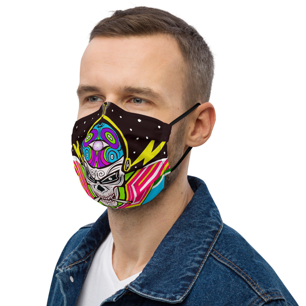 Sound Med "Cosmic Skull" Premium face mask