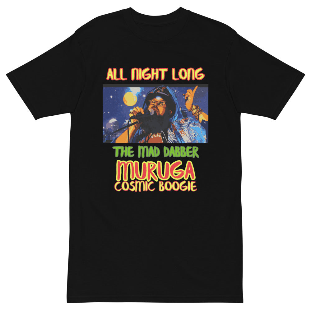 Muruga Cosmic Boogie - All Night Long/Mad Dabber - Men’s premium heavyweight tee