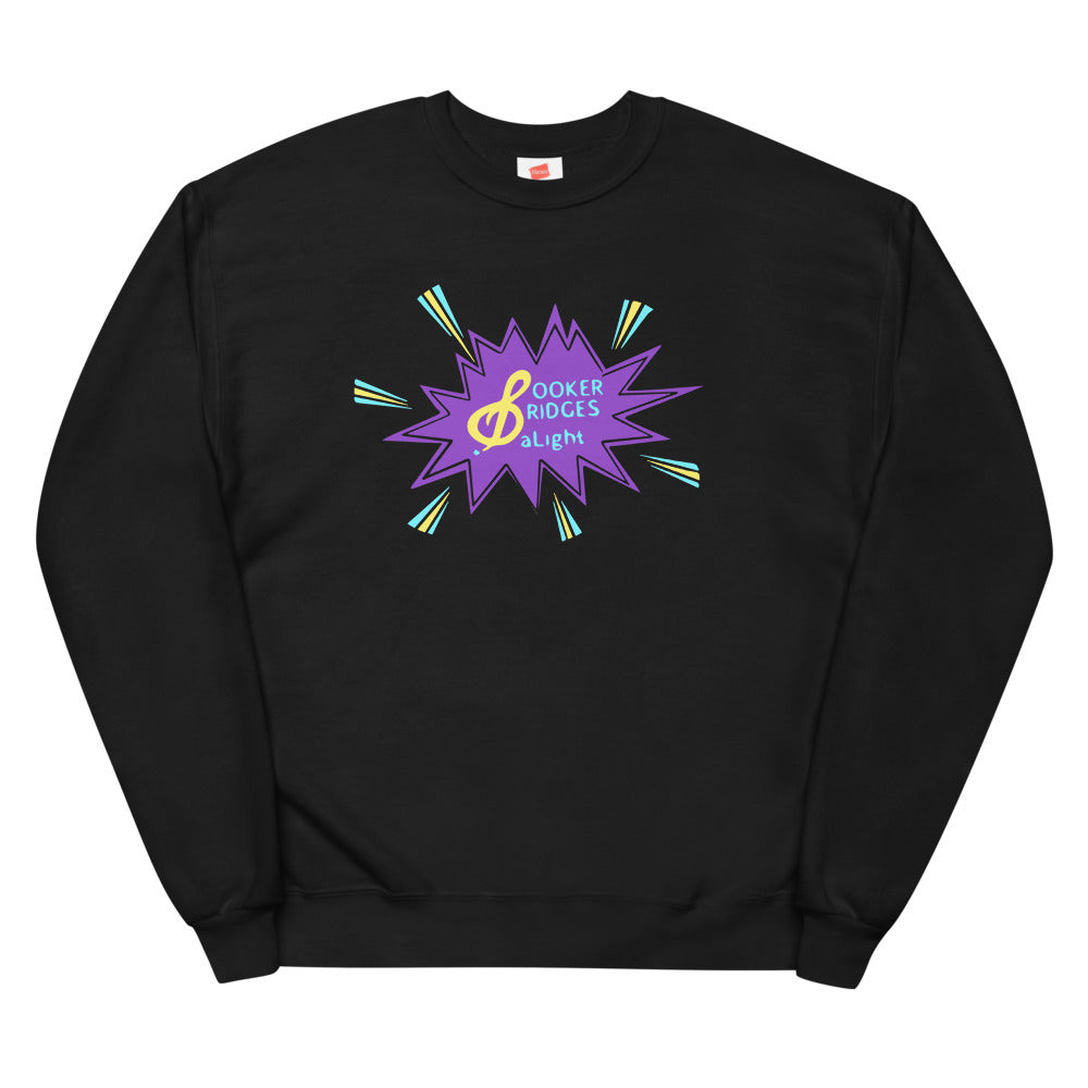 Booker & Bridges DaLight "Logo" Unisex fleece sweatshirt