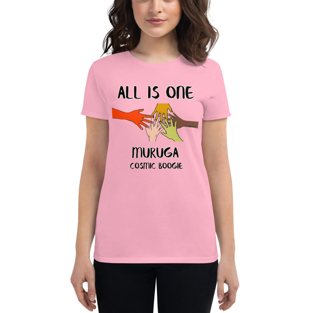 Muruga Cosmic Boogie ALL IS ONE - Women's short sleeve t-shirt